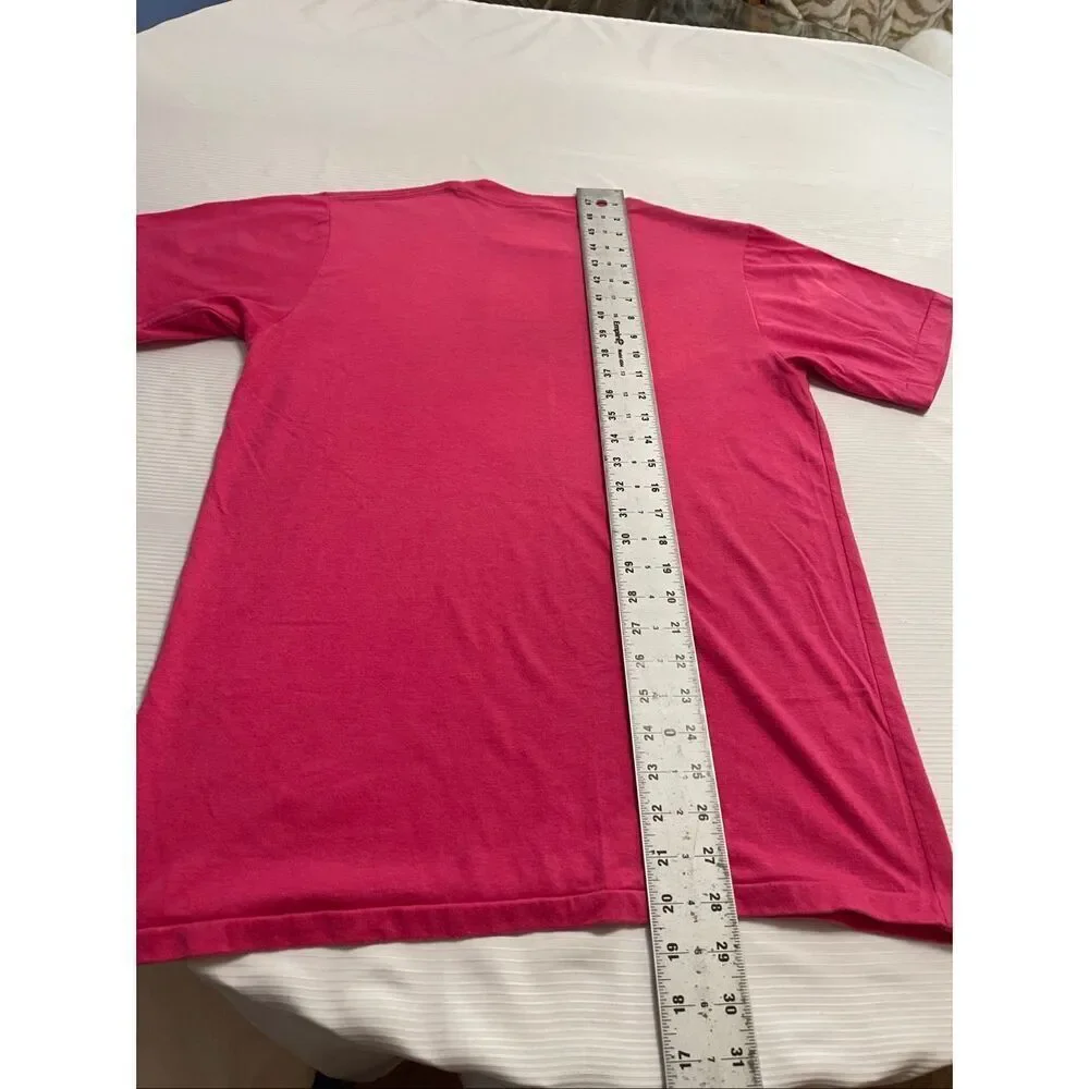 Artesala Prikichi Aruba Vintage 80s Pink Single Stitch T-Shirt Size M/L See Meas